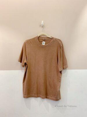 T-Shirt Malha Marrom Hering | Tam: G