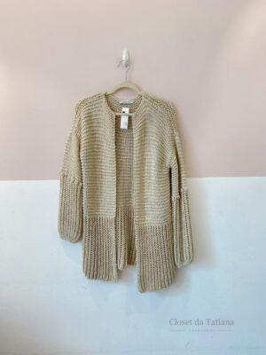 Cardigan Crochet Bege Hinerasky U