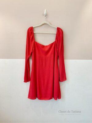 Vestido Curto Vermelho Loja 3 | Tam: G