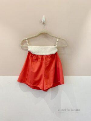 Short Rosa Cós Branco A. Niemeyer | Tam: 34