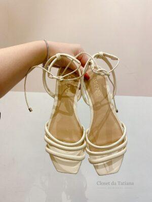 Rasteirinha Off White Arezzo | Tam: 36
