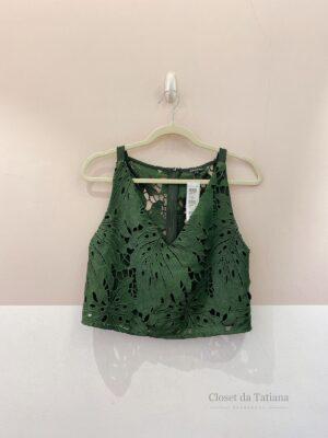 Blusa Guipir Musgo Le Lis Blanc | Tam: 34