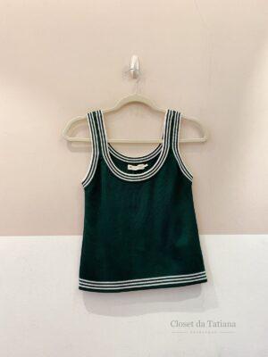 Regata Tricot Verde Nv + Casa Costa | Tam: P