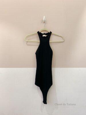 Body Preto Tricot By Nv | Tam: P