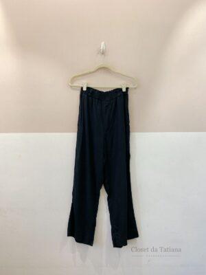 Calça Linho Preta Valônia | Tam: P