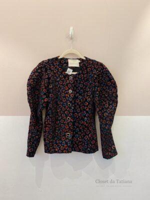 Casaqueto Jacquard Onça Valônia Veras | Tam: P