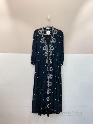Vestido Preto Midi Ateen | Tam: 38
