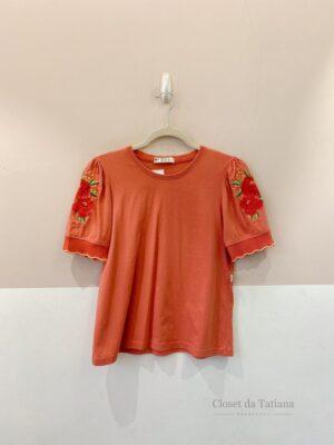 Tshirt Goiaba Manga Bordada Antix | Tam: P