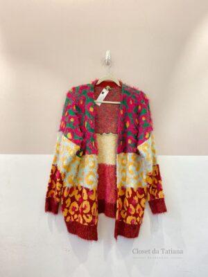 Cardigan Estampado Farm | Tam: M