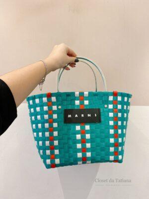 Bolsa Feira Verde Marni