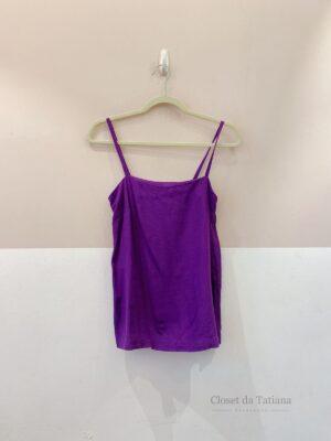 Blusa Viscolinho Roxa Pura | Tam: PP