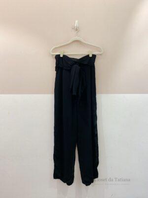 Calça Preta Amarração Animale Glam | Tam: 36