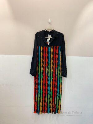 Vestido Midi Cena Zig Zag Bdln | Tam: GG