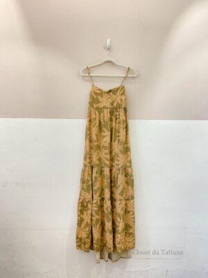 Vestido Midi Estampado Animale | Tam: 36