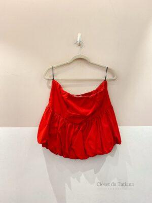 Blusa Sem Alça Vermelha C&A | Tam: GG