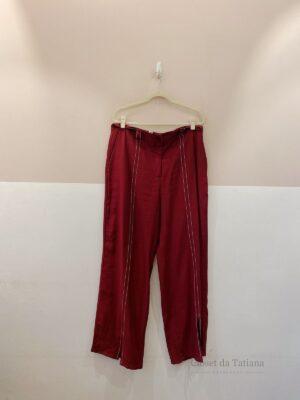 Calça Vinho Pespontos Lasala | Tam: 44
