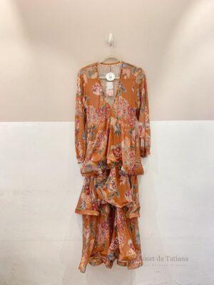 Vestido Midi Tule Floral Lasso | Tam: M