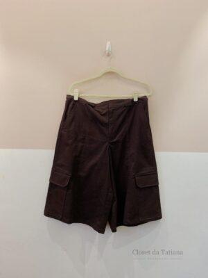 Bermuda Marrom Cargo Zara | Tam: G