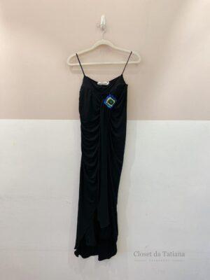Calça Malha Preta Broche Cris Barros | Tam: 36