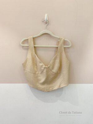 Cropped Bege Lizie | Tam: M