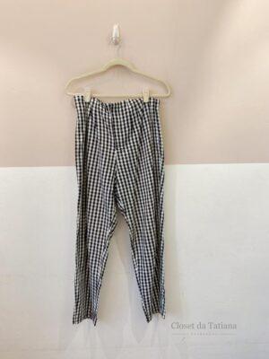 Calça Vichy P&B | Tam: 36