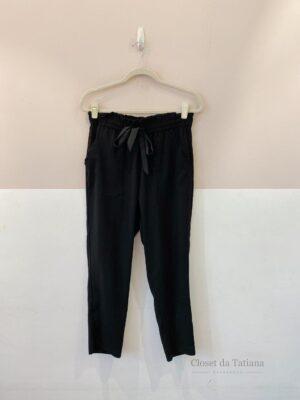 Calça Preta Cós Elástico Zara | Tam: M