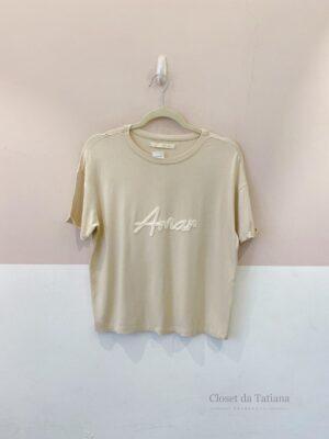 Blusa Malha Bege Lofty Style | Tam: M