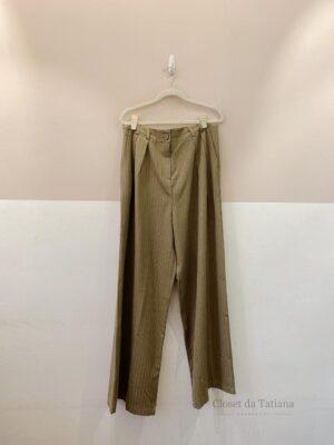 Calça Alfaiataria Cinza Clomee | Tam: G