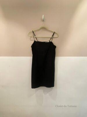 Vestido Curto Preto Viscolinho Dress To | Tam: P