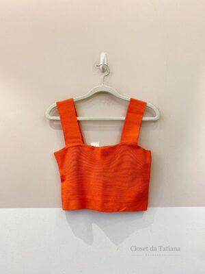 Top Tricot Laranja Animale | Tam: M
