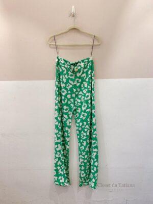 Pantalona Estampa Verde Maria Filó | Tam: P