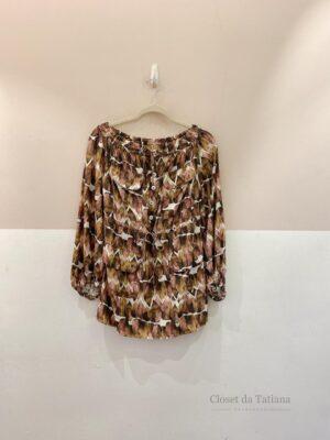 Vestido Curto Estampa Folhas Animale | Tam: 36