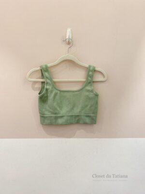 Conjunto Canelado Verde | Tam: M