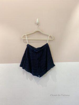 Short Tricot Marinho Maria Filó | Tam: P