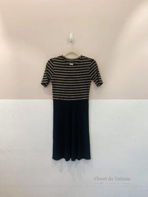Vestido Preto Malha Busto Osklen | Tam: M