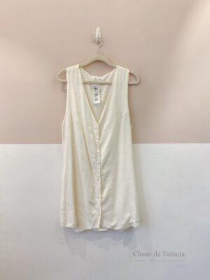 Vestido Curto Off White Loja 3 | Tam: M