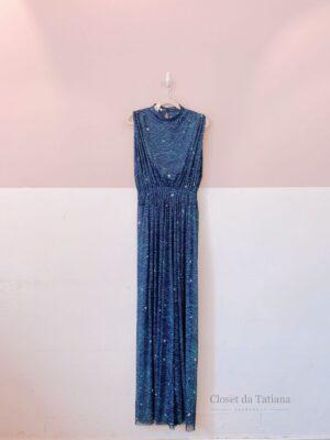 Macacão Tule Estampa Azul Dress To | Tam: M