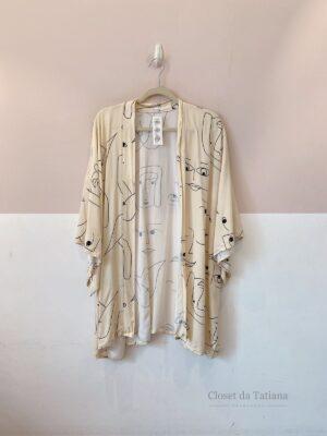 Conjunto Off Estampado Incomum | Tam: G