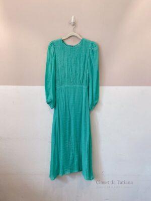 Vestido Midi Verde Amaro | Tam: PP