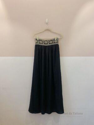 Vestido Midi Preto Tomara Que Caia Cris Barros | Tam: 36